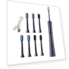 Electric Toothbrush with 5 Brush Heads — Electric Toothbrush Heads, Refreshing Home