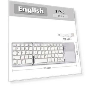 Mini Foldable Keyboard with Touchpad — Keyboards, A powerful man