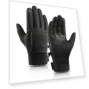 Non-Slip Cycling Gloves with Touchscreen Connector Buckle — Gloves, MUQZI