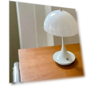 Rechargeable LED Mushroom Table Lamp — Desk & Table Lighting, Your Warm Home