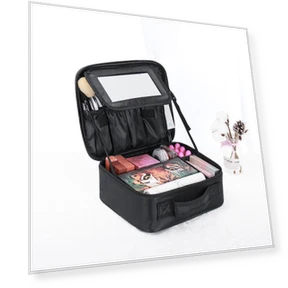 Smart LED Cosmetic Bag with Mirror — Cosmetic Cases, Makeup Kits