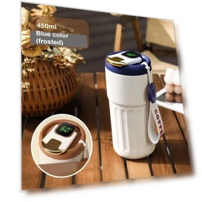 Smart Thermos with Digital LED Temperature Display — Travel Drinkware, TOP HOME