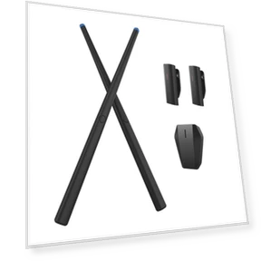 Virtual Drum Set with Somatosensory Air Drumsticks — Drum Machines, Toys Arts