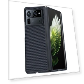 Carbon Fiber Texture Leather + PC Shockproof Case for Foldable Phone — Basic Cases, Smartwatch 2025