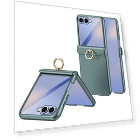 Case with Tempered Glass Screen Protector, Ring Holder, Stand, PC Case — Phone Accessories, Smartwatch 2025