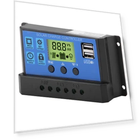 Dual USB Solar Panel Charge Controller — Power Management, Fishine
