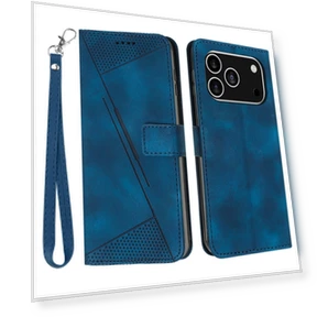 Leather Case with Embossed Triangle — Phone Accessories, Smartwatch 2025