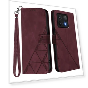Leather Case with Hand Strap Wallet Stand Phone Cover — Phone Accessories, Smartwatch 2025
