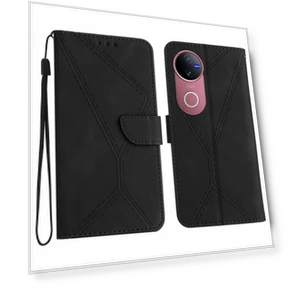 Leather Case with Touch Lines Embossing — Flip Cases, Smartwatch 2025