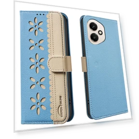 Leather Phone Case with Floral Pattern — Flip Cases, Smartwatch 2025