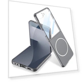 Magnetic Case Ultra Slim Protective Phone Cover with Screen Protector — Flip Cases, GKK