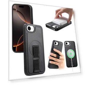 Magnetic Case with PU Leather Strap — Phone Accessories, CASENEO