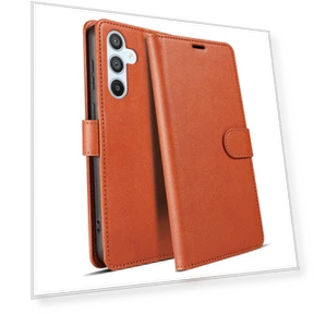 Magnetic RFID Blocking Leather Phone Wallet Cover — Flip Cases, Smartwatch 2025