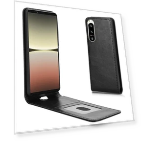 Magnetic Vertical Flip Leather Phone Case with Card Holder — Flip Cases, Smartwatch 2025