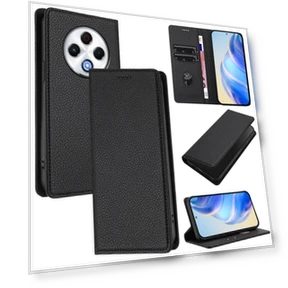 Wallet Case RFID Blocking Litchi Texture Leather Mobile Cover — Phone Accessories, Smartwatch 2025