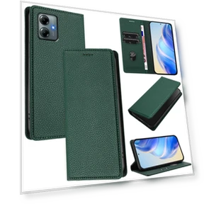 Wallet Case RFID Blocking Litchi Texture Leather Mobile Cover — Passport Wallets, Smartwatch 2025