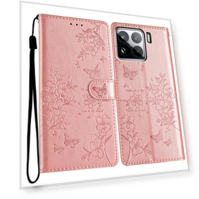 Wallet Phone Case Butterfly Floral Imprint Leather Flip Cover — Flip Cases, Smartwatch 2025