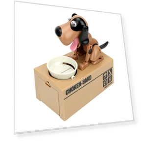 Automated Cartoon Robotic Dog Coin Bank — Savings & Piggy Banks, Home Furnishing Department Mall