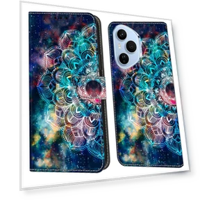Case with Card Slot Pattern Printed TPU+PU Leather Flip Phone Cover — Flip Cases, Smartwatch 2025