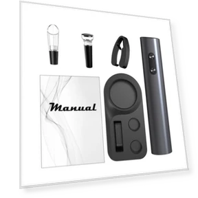 Electric Wine Opener Set — Wine Bottle Openers, Decorative Life