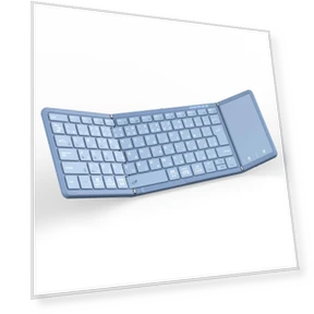 Foldable Wireless Keyboard with Touchpad — Keyboards, Zen-Japan Electronics