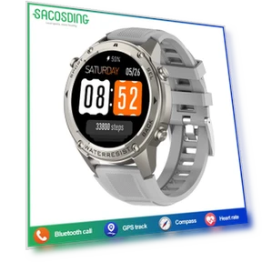 GPS Smart Watch with AMOLED Display — Location Tracking Devices, SACOSDING