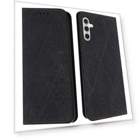 Imprinted Flower Wallet Stand Leather Phone Cover — Phone Accessories, Smartwatch 2025