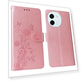 Leather Case Butterfly Floral Imprint Wallet Stand Cover — Flip Cases, Smartwatch 2025