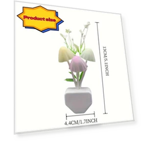 LED Night Light Vase 'Lily' — Night Lights, Homeware Essentials