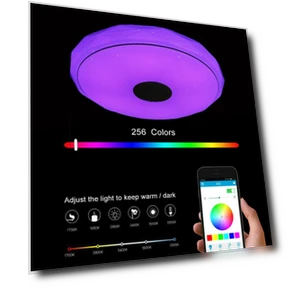 RGB LED Ceiling Lights — Overhead Lighting, Ideal World
