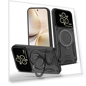 Rotating Magnetic Kickstand Phone Cover — Phone Accessories, Smartwatch 2025
