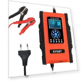 Smart Car Battery Charger with Digital Display — Chargers, Home Furnishing Department Mall