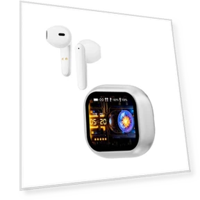 Smart Earbuds with Touchscreen — In-Ear Headphones, Rainbuvvy