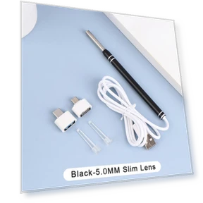 Smart Visual Ear Cleaner Endoscope — Syringes, Paddya