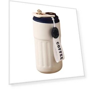 Thermal Coffee Mug with Temperature Display — Beverage Warmers, Decorative Life