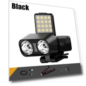 Ultra Bright Clip on Cap Light Rechargeable LED Sensor Headlamp — Flashlights, DC-HOME-3