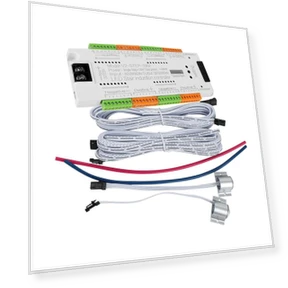 32-Channel LED Motion Sensor Lighting Controller Kit — Garden Illumination, White Dream
