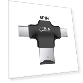 4-in-1 Smart Speed Transmission Card Reader — Memory Card Adapters, SEOBIOG