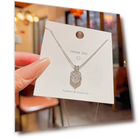 Designer Love Sense Smart Titanium Necklace — Smart Jewelry, YM01-FASHION