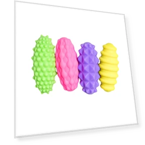 Elliptical Silicone Touch Magnetic Ball — Blocks, Hong Hollyland