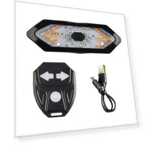 Rechargeable Waterproof Ultra Bright LED Bike Rear Lamp — Bike Headlights, VIARON