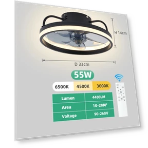 Smart Ceiling Fan with Light — Ceiling Fans, Intelligent Living Hall