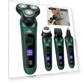 Smart Electric Shaver 4 in 1 — Nose & Ear Trimmers, TOP-HOME MALL
