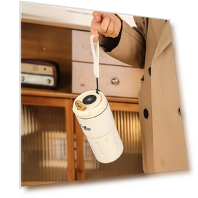 Smart Temperature Display Vacuum Cup — Beverage Warmers, TOP HOME