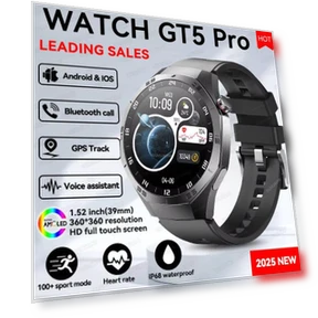 Smart Watch for Men with GPS Tracker — Smartwatches, ElectronicsHome