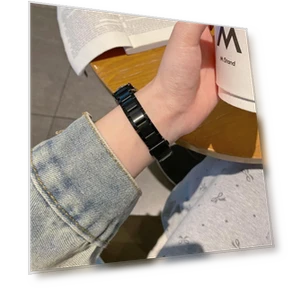 Stainless Steel and Gold Strap — Fitness Bands, Agood