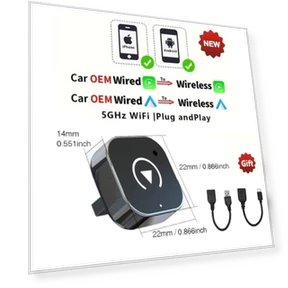 Wireless CarPlay/Android Auto Adapter — USB, YJMP Auto Parts