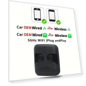 Wireless CarPlay Android Auto Adapter — Car Accessories & Gadgets, Kebidumei