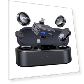 Wireless Lavalier Microphone — Audio Capture Devices, Boya