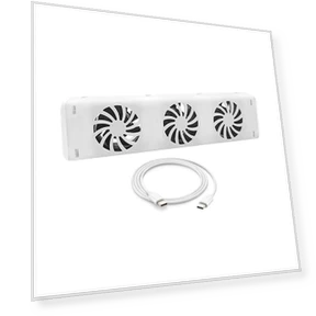 3-Fan Home Radiator Magnetic Smart Cooling Fan — Home Cooling Solutions, Seahorse Home